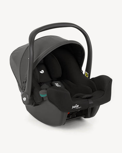 Joie Pact Pro Lightweight Stroller & i-Snug 2 Car Seat Travel System-Stroller Features (One Hand Fold, Upto Upto 22 Kg)-Car Seat Features (Adjustable Headrest, Upto 13 Kg)-Shale