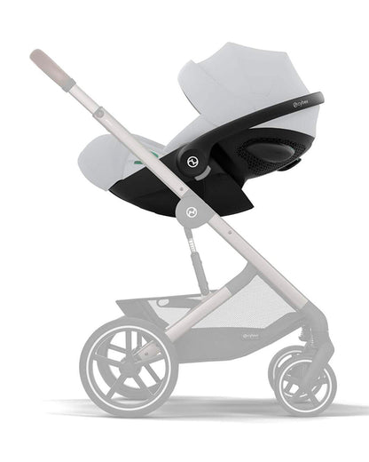 Cybex Cloud G i-Size Baby Car Seat-Rear Facing-Aircraft Certified-Near Flat Reclining Seat-14 Positions Adjustable Headrest-For 0 to 2Y (Upto 13 Kg)-Fog Grey