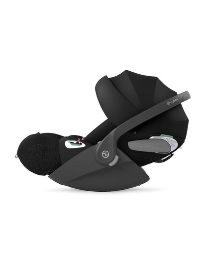 Cybex Cloud T i-Size Baby Car Seat-Rear Facing-With Mesh Window On Canopy-Near Flat Reclining Seat-12 Positions Adjustable Headrest-For 0 to 2Y (Upto 13 Kg)-Sepia Black