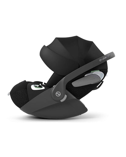 Cybex Cloud T i-Size Baby Car Seat-Rear Facing-With Mesh Window On Canopy-Near Flat Reclining Seat-12 Positions Adjustable Headrest-For 0 to 2Y (Upto 13 Kg)-Sepia Black