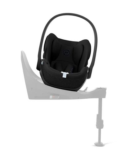 Cybex Cloud T i-Size Baby Car Seat-Rear Facing-With Mesh Window On Canopy-Near Flat Reclining Seat-12 Positions Adjustable Headrest-For 0 to 2Y (Upto 13 Kg)-Sepia Black