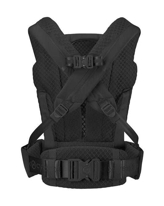 Cybex Coya Urban Mobility Baby Carrier-With 3 Carry Positions-Foldable Into Trendy Crossbody Bag-3D Mesh Fabric-UPF 50+ Sun Hood-Zip Pocket Integrated Into The Waist Belt-For 0 to 3Y (3.2 to 15Kg)-Black