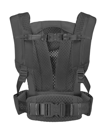 Cybex Coya Urban Mobility Baby Carrier-With 3 Carry Positions-Foldable Into Trendy Crossbody Bag-3D Mesh Fabric-UPF 50+ Sun Hood-Zip Pocket Integrated Into The Waist Belt-For 0 to 3Y (3.2 to 15Kg)-Black