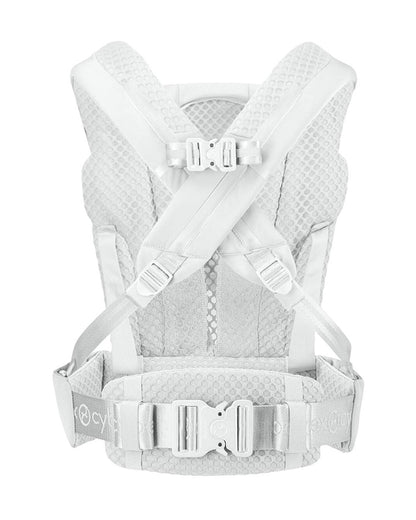 Cybex Coya Urban Mobility Baby Carrier-With 3 Carry Positions-Foldable Into Trendy Crossbody Bag-3D Mesh Fabric-UPF 50+ Sun Hood-Zip Pocket Integrated Into The Waist Belt-For 0 to 3Y (3.2 to 15Kg)-White