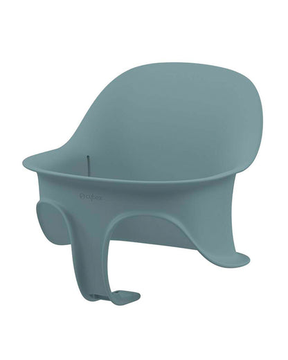 Cybex Lemo 4 in 1 High Chair-With Bouncer Seat, Baby Set & Tray-Individual Height & Depth Adjustment of Seat & Footrest-Anti Tip Rear Wheels for Easy Movement-2 Years Warranty-For 0 to 99Y (Upto 120 Kg)-Stone Blue