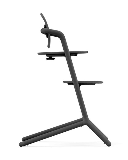 Cybex Lemo 4 in 1 High Chair-With Bouncer Seat, Baby Set & Tray-Individual Height & Depth Adjustment of Seat & Footrest-Anti Tip Rear Wheels for Easy Movement-2 Years Warranty-For 0 to 99Y (Upto 120 Kg)-Stunning Black