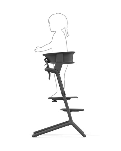 Cybex Lemo Training Tower-Easily Clips On To Lemo Chair-One Hand Installation-No Tools Required-2 Years Warranty-For 1 to 5Y (Upto 25 Kg)-Stunning Black