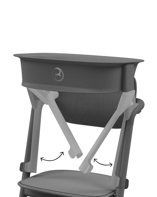 Cybex Lemo Training Tower-Easily Clips On To Lemo Chair-One Hand Installation-No Tools Required-2 Years Warranty-For 1 to 5Y (Upto 25 Kg)-Stunning Black