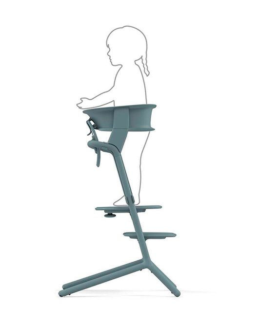 Cybex Lemo Training Tower-Easily Clips On To Lemo Chair-One Hand Installation-No Tools Required-2 Years Warranty-For 1 to 5Y (Upto 25 Kg)-Stone Blue