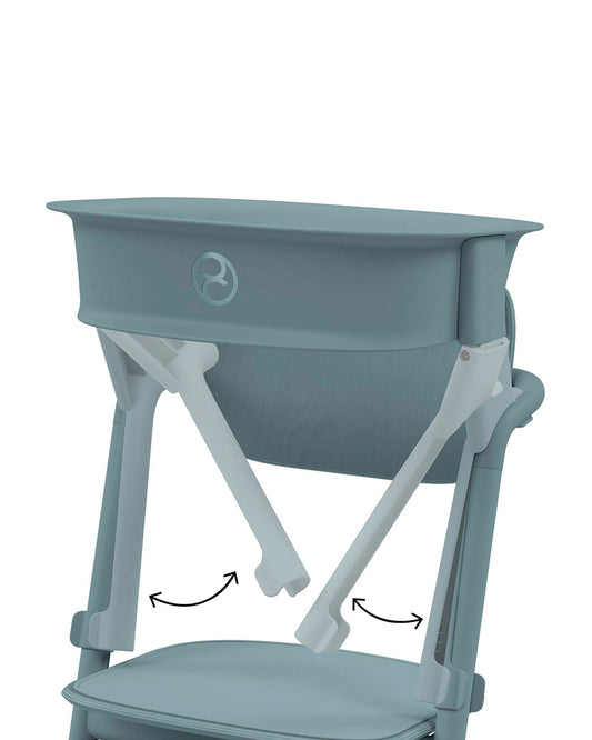 Cybex Lemo Training Tower-Easily Clips On To Lemo Chair-One Hand Installation-No Tools Required-2 Years Warranty-For 1 to 5Y (Upto 25 Kg)-Stone Blue