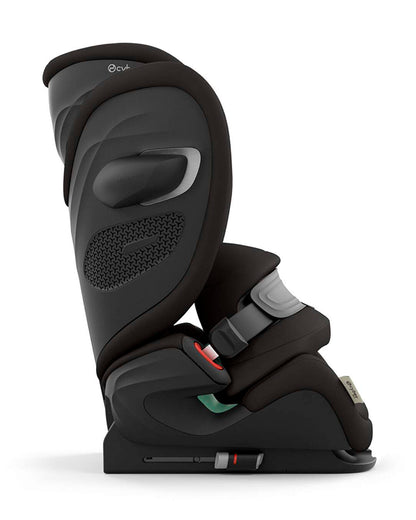 Cybex Pallas G2 Baby Car Seat-Forward Facing-With Airbag Style Impact Shield-Reduces the Risk of Neck Injury-12 Positions Adjustable Headrest-For 15M to 12Y (9 to 50 Kg)-Magic Black