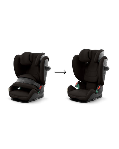 Cybex Pallas G2 Baby Car Seat-Forward Facing-With Airbag Style Impact Shield-Reduces the Risk of Neck Injury-12 Positions Adjustable Headrest-For 15M to 12Y (9 to 50 Kg)-Magic Black