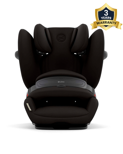 Cybex Pallas G2 Baby Car Seat-Forward Facing-With Airbag Style Impact Shield-Reduces the Risk of Neck Injury-12 Positions Adjustable Headrest-For 15M to 12Y (9 to 50 Kg)-Magic Black