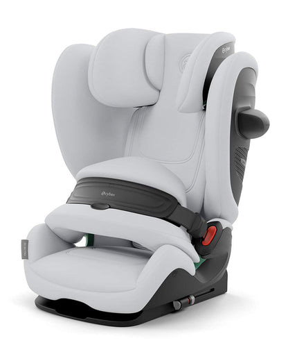 Cybex Pallas G2 Baby Car Seat-Forward Facing-With Airbag Style Impact Shield-Reduces the Risk of Neck Injury-12 Positions Adjustable Headrest-For 15M to 12Y (9 to 50 Kg)-Fog Grey