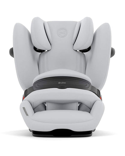 Cybex Pallas G2 Baby Car Seat-Forward Facing-With Airbag Style Impact Shield-Reduces the Risk of Neck Injury-12 Positions Adjustable Headrest-For 15M to 12Y (9 to 50 Kg)-Fog Grey