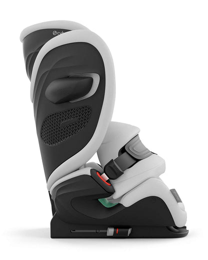 Cybex Pallas G2 Baby Car Seat-Forward Facing-With Airbag Style Impact Shield-Reduces the Risk of Neck Injury-12 Positions Adjustable Headrest-For 15M to 12Y (9 to 50 Kg)-Fog Grey