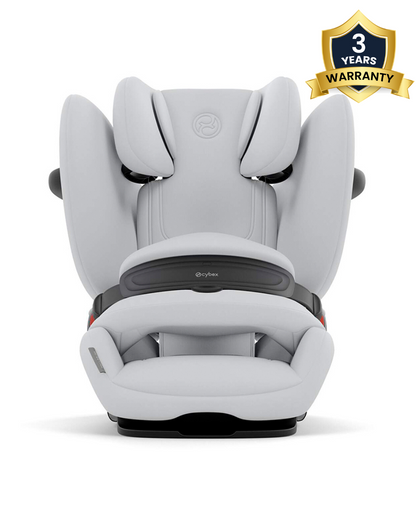 Cybex Pallas G2 Baby Car Seat-Forward Facing-With Airbag Style Impact Shield-Reduces the Risk of Neck Injury-12 Positions Adjustable Headrest-For 15M to 12Y (9 to 50 Kg)-Fog Grey