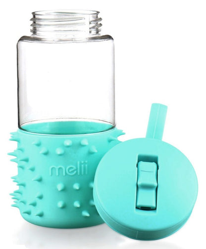 Melii Spikey Water Bottle -Sensory Exploration-Blue-12 to 48 M