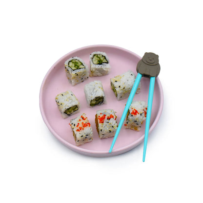 Melii Learning Chopsticks with Case-Learning Chopstick-Bear-12M+
