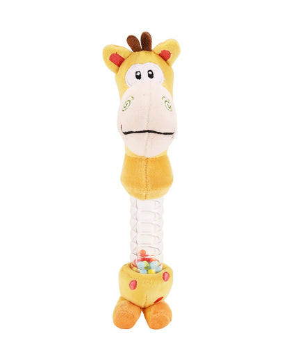 nuluv Giraffe Rattle Toy-Plush Rattle-Develop Motor Skills-BPA and PVC Free-3M+