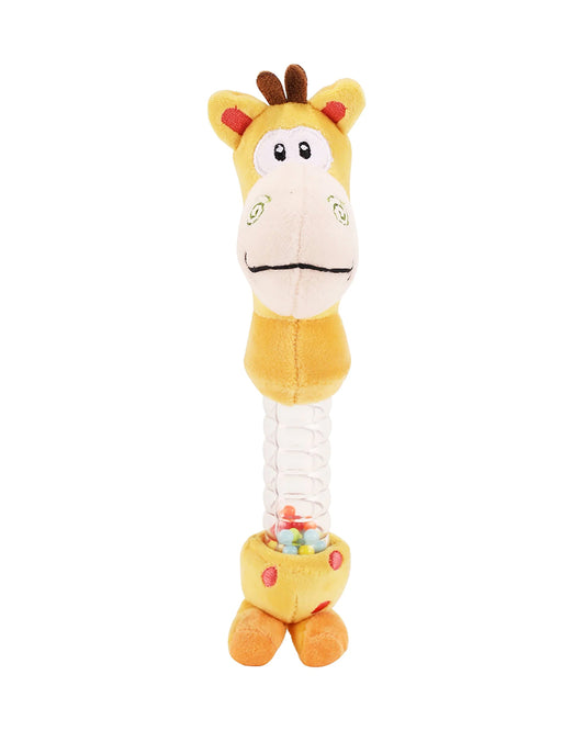 nuluv Giraffe Rattle Toy-Plush Rattle-Develop Motor Skills-BPA and PVC Free-3M+