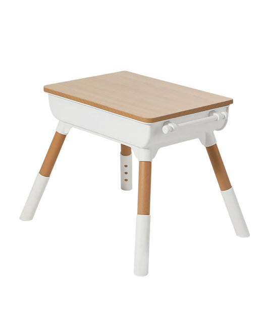 Oplus Multipurpose Study Table With Wooden Top-Includes 2 Pen Holder & 1 Chair-3 Adjustable Height Levels-Activity Centre & Table-12M+