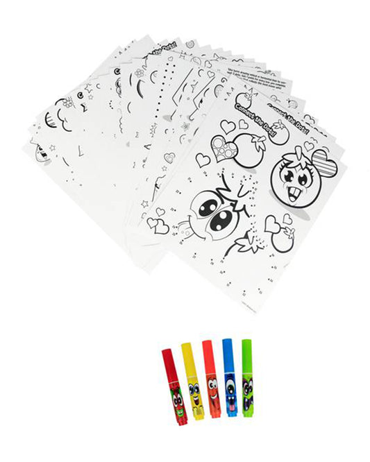 Scentos Dot to Dot On The Go Scented Activity Fun Sets-Art & Craft Kit-20 Activity Pages-36M+