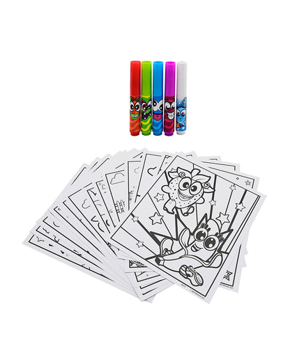 Scentos On the Go Magic Marker Activity Fun Sets-Art & Craft Kit-20 Activity Pages-36M+