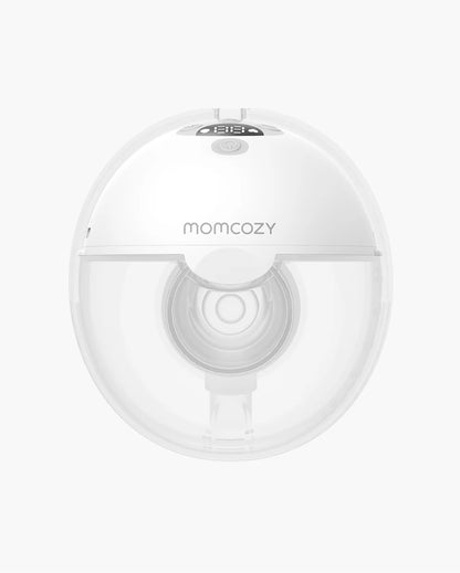 Momcozy All-in-one M5 Wearable Double Electric Breast Pump - Painless Pumping - Portable - 3 Modes & 9 Suction Levels - Rechargeable - Grey