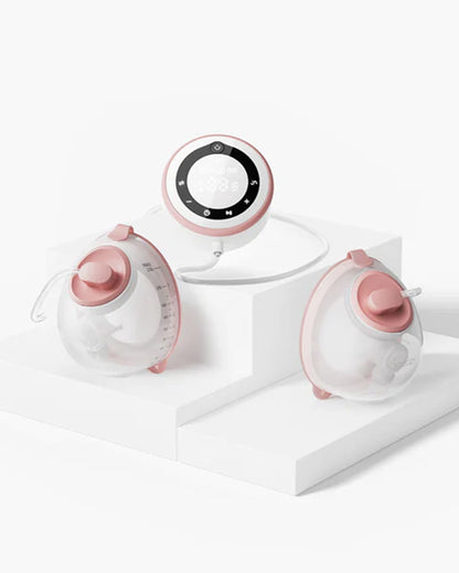 Momcozy V1 Pro Hospital Grade Wearable Breast Pump- 3 Fine-Tuned Rhythms with 15 Suction Levels-300mmHg Suction Power-Low Noise-Rechargeable Battery