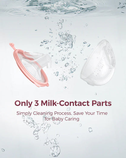 Momcozy V1 Pro Hospital Grade Wearable Breast Pump- 3 Fine-Tuned Rhythms with 15 Suction Levels-300mmHg Suction Power-Low Noise-Rechargeable Battery