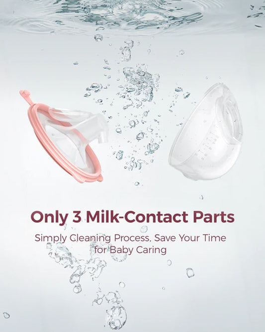 Momcozy V1 Pro Hospital Grade Wearable Breast Pump- 3 Fine-Tuned Rhythms with 15 Suction Levels-300mmHg Suction Power-Low Noise-Rechargeable Battery