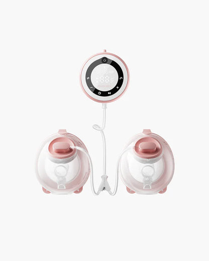 Momcozy V1 Pro Hospital Grade Wearable Breast Pump- 3 Fine-Tuned Rhythms with 15 Suction Levels-300mmHg Suction Power-Low Noise-Rechargeable Battery
