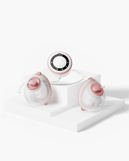 Momcozy V1 Pro Hospital Grade Wearable Breast Pump- 3 Fine-Tuned Rhythms with 15 Suction Levels-300mmHg Suction Power-Low Noise-Rechargeable Battery