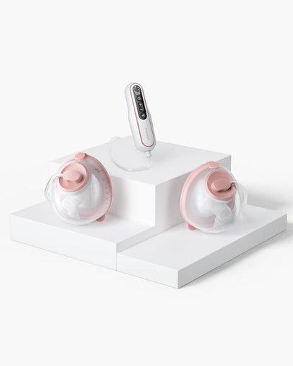 Momcozy V2 Pro Hospital Grade Wearable Breast Pump -Ultra-Light & Potent - 9 Suction Levels-288mmHg Suction Power-Low Noise-Portable-Rechargeable Battery