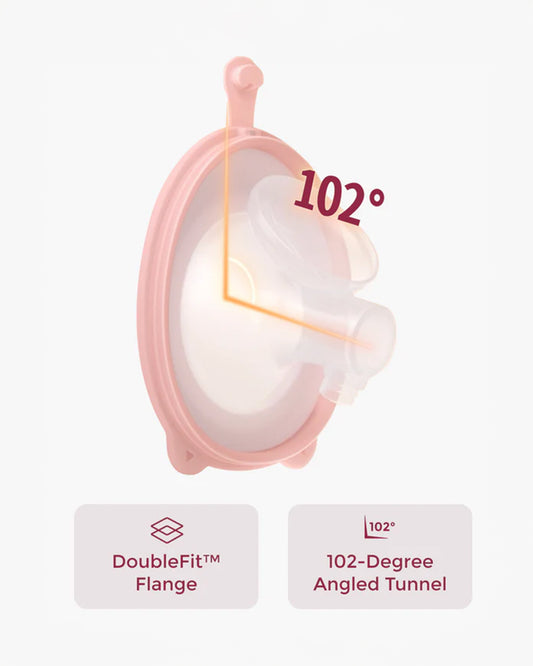 Momcozy V2 Pro Hospital Grade Wearable Breast Pump -Ultra-Light & Potent - 9 Suction Levels-288mmHg Suction Power-Low Noise-Portable-Rechargeable Battery