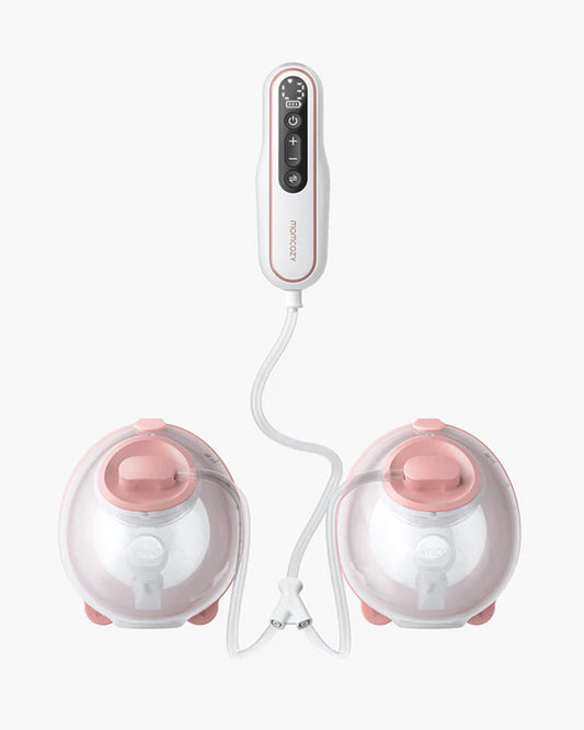 Momcozy V2 Pro Hospital Grade Wearable Breast Pump -Ultra-Light & Potent - 9 Suction Levels-288mmHg Suction Power-Low Noise-Portable-Rechargeable Battery