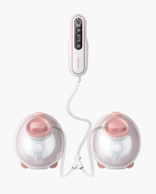 Momcozy V2 Pro Hospital Grade Wearable Breast Pump -Ultra-Light & Potent - 9 Suction Levels-288mmHg Suction Power-Low Noise-Portable-Rechargeable Battery