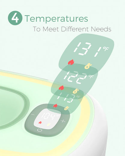 Momcozy Large Capacity Baby Wipe Warmer-3 Level Warm Light-4 Level Temperature Adjustments with Quick Heating-Compatible with 60-80 pcs