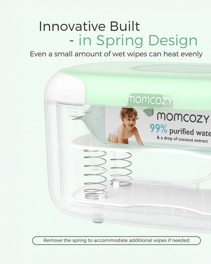 Momcozy Large Capacity Baby Wipe Warmer-3 Level Warm Light-4 Level Temperature Adjustments with Quick Heating-Compatible with 60-80 pcs
