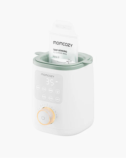 Momcozy Nutri Smart Baby Bottle & Storage Bag Warmer - Water Bath Heating - Night-Light - 24h Keep Warm - Safe & Compact Design