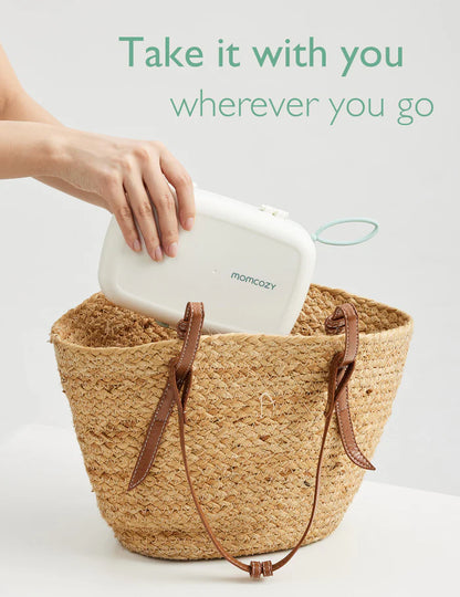 Momcozy Bottle Brush Set - Classic Style, Durable Bristles, Anti-Slip Handle - 360° Cleaning & Portable Drying Rack