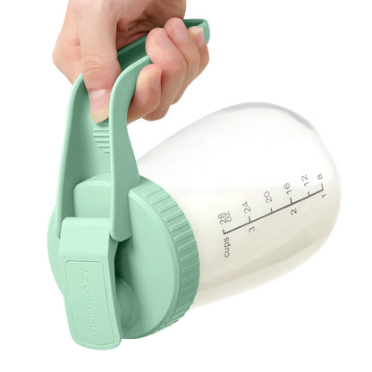 Momcozy Breast Milk Storage Container - Leak-Proof, Ergonomic Design, BPA-Free, Easy Pour & Hassle-Free Cleaning-Green