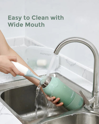 Momcozy Superfast Portable Breast Milk & Water Warmer – 17oz Large Capacity, Fast Heating, Rechargeable & Travel-Friendly