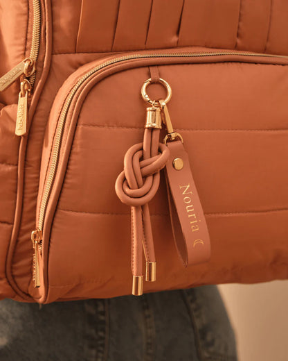 Baby Jalebi The Coast Diaper Bag-Backpack-Dusty Rose-with Stroller Straps