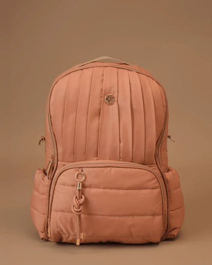 Baby Jalebi The Coast Diaper Bag-Backpack-Dusty Rose-with Stroller Straps