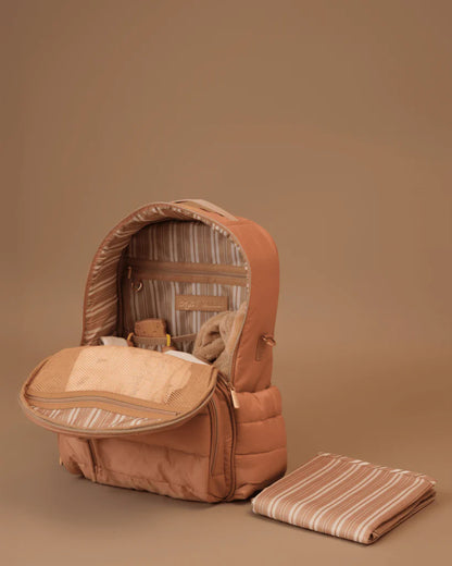 Baby Jalebi The Coast Diaper Bag-Backpack-Dusty Rose-with Stroller Straps