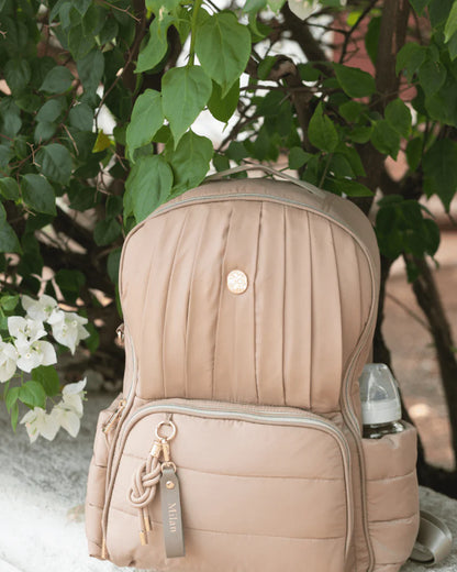 Baby Jalebi The Coast Diaper Bag-Backpack-Mocha-with Stroller Straps