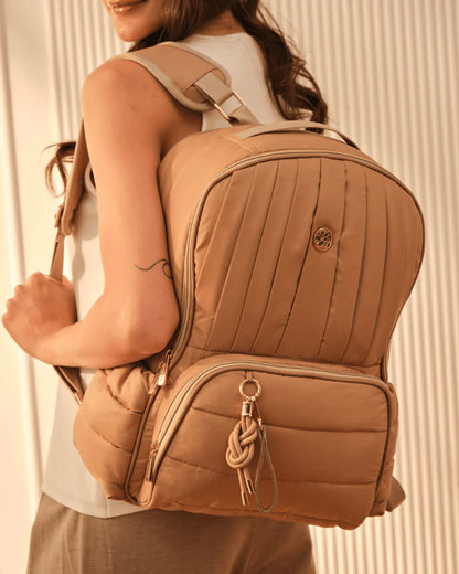 Baby Jalebi The Coast Diaper Bag-Backpack-Mocha-with Stroller Straps