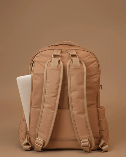 Baby Jalebi The Coast Diaper Bag-Backpack-Mocha-with Stroller Straps